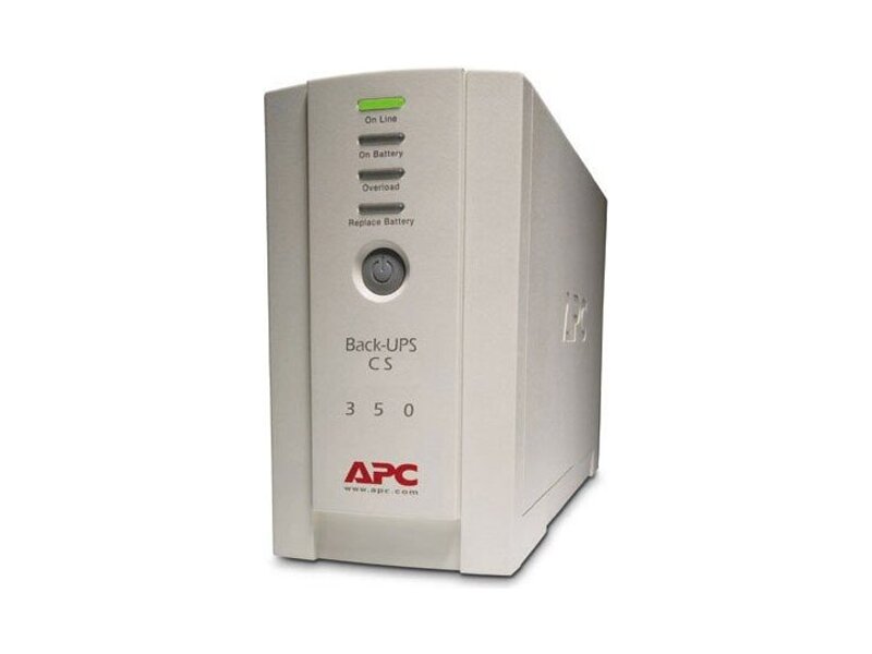 BK350EI  ИБП APC Back-UPS CS, 350VA/ 210W, 230V, 4xC13 outlets (1 Surge & 3 batt.), Data/ DSL protection, USB, PCh, user replacable batteries