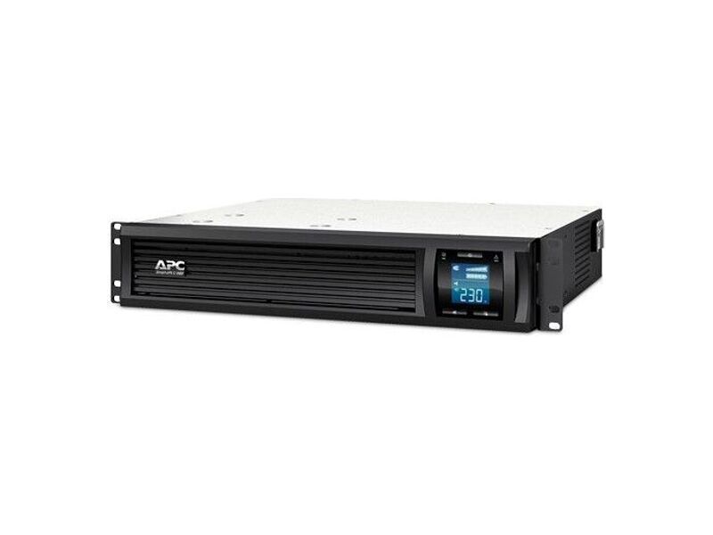 SMC1000I-2URS  ИБП APC Smart-UPS C 1000VA/ 600W 2U RackMount, 230V, Line-Interactive, Out: 220-240V 4xC13, LCD, Gray, No CD/ cables 2