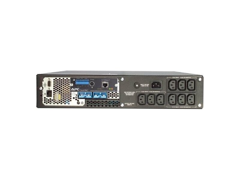 SUM1500RMXLI2U  ИБП APC Smart-UPS XL, 1500VA/ 1425W, 230V, DB-9 RS-232, RJ-45 10/ 100 Base-T, USB, Extended runtimel, Rack Height 2U, Black 1