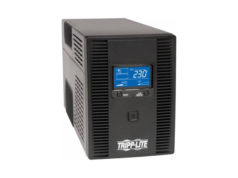 SMX1500LCDT  ИБП Tripp Lite SmartPro 230V 1.5kVA 900W Line-Interactive UPS, Tower, LCD, USB, 8 Outlets