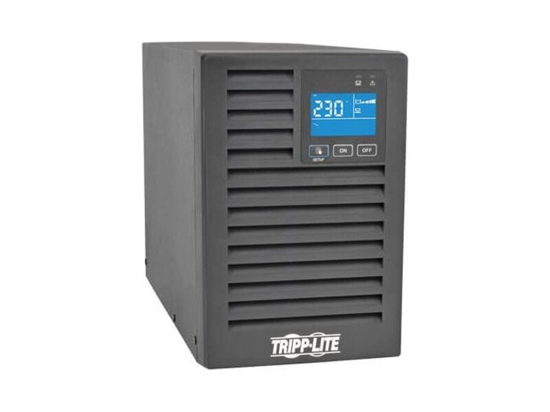 SUINT1000XLCD  ИБП Tripp Lite SmartOnline 230V 1kVA 900W On-Line Double-Conversion UPS, Tower, Extended Run, Network Card Options, LCD, USB, DB9