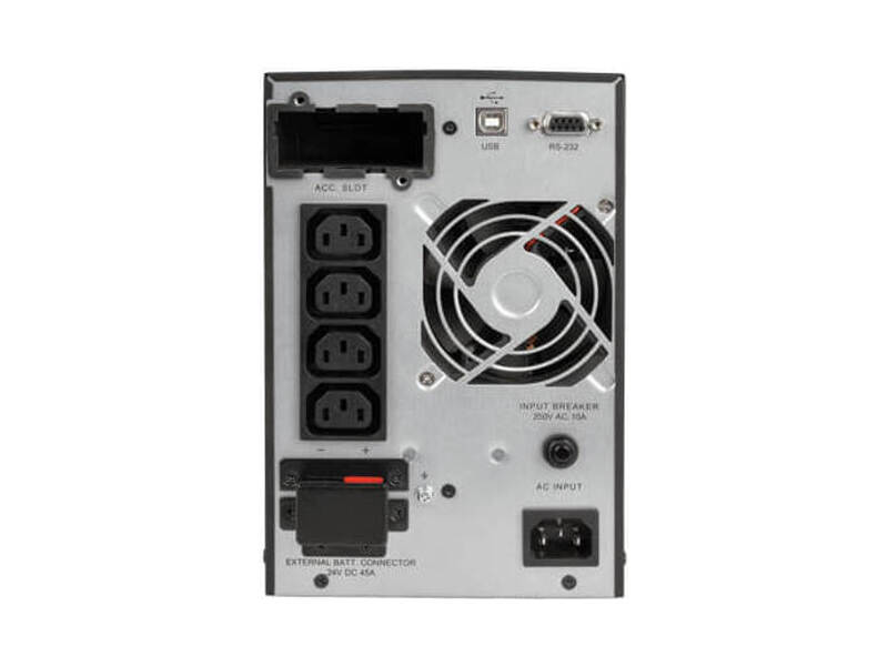 SUINT1000XLCD  ИБП Tripp Lite SmartOnline 230V 1kVA 900W On-Line Double-Conversion UPS, Tower, Extended Run, Network Card Options, LCD, USB, DB9 1