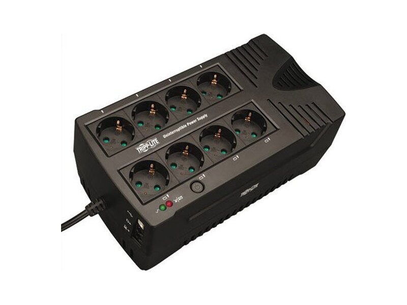 AVRX750UD  ИБП Tripp Lite AVR Series 230V 750VA 450W Ultra-Compact Line-Interactive UPS with USB port, CEE7/ 7 Schuko Outlets