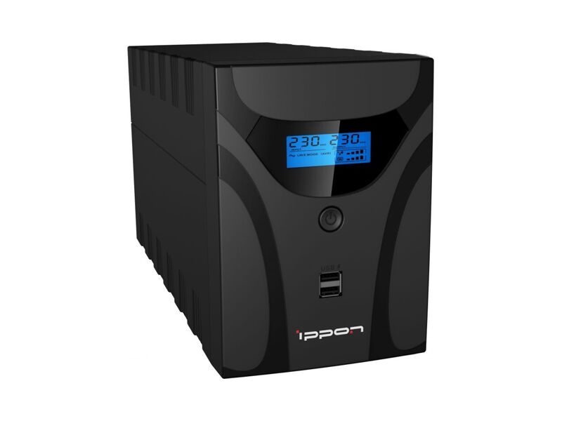 1029740  ИБП Ippon Smart Power Pro II Euro 1200 600Вт 1200ВА черный