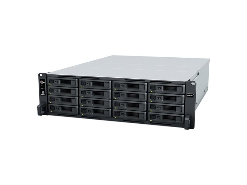 RS2821RP+  Synology Rack 3U QC2, 1GhzCPU/ 4Gb(upto 64)/ RAID0, 1, 10, 5, 6/ upto 16hot plug HDDs SATA(3, 5'' or 2, 5'')(upto 28 with RX1217)/ 2xUSB/ 4GE (1xExpslot)/ iSCSI/ 2xIPcam(upto 40)/ 2xPS/ no rail/ 3YW repl RS2818RP+
