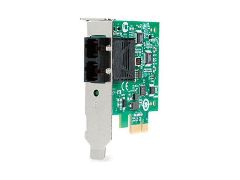AT-2711FX/MT-901  Allied Telesis AT 2711FX/ MT network adapter, 10/ 100Mbps PCI Express x1 1 x SC 100Base-FX