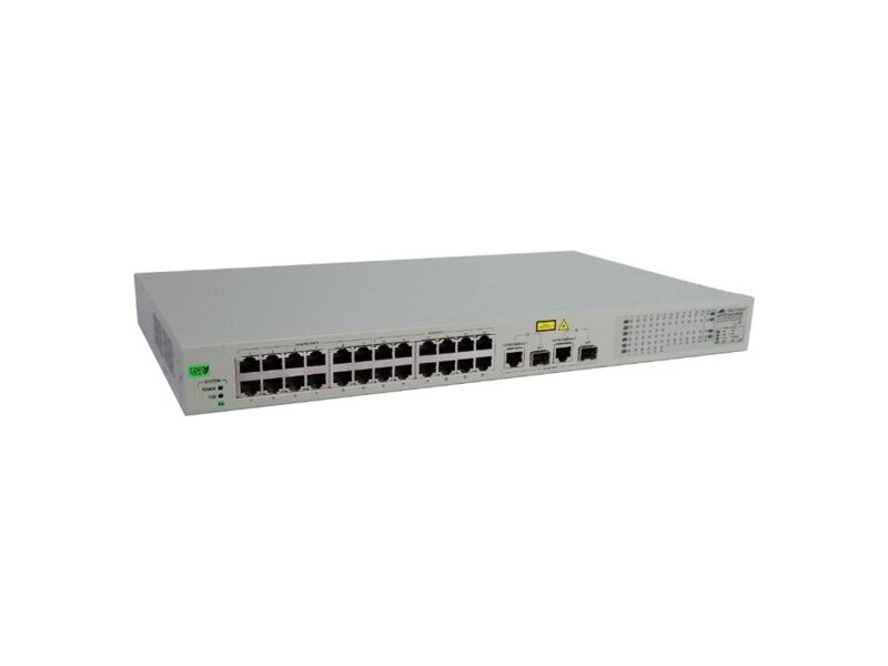 AT-FS750/20-50  Allied Telesis 16xFast Ethernet WebSmart Switch with 4 uplink ports (2 x 10/ 100/ 1000T and 2 x SFP-10/ 100/ 1000T Combo ports) 1