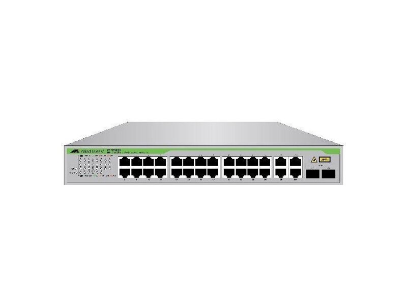 AT-FS750/28-50  Allied Telesis 24xFast Ethernet WebSmart Switch with 4 uplink ports (2 x 10/ 100/ 1000T and 2 x SFP-10/ 100/ 1000T Combo ports)