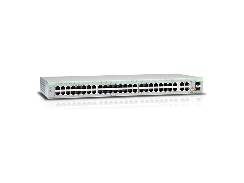 AT-FS750/52-50  Allied Telesis 48xFast Ethernet WebSmart Switch with 4 uplink ports (2 x 10/ 100/ 1000T and 2 x SFP-10/ 100/ 1000T Combo ports)