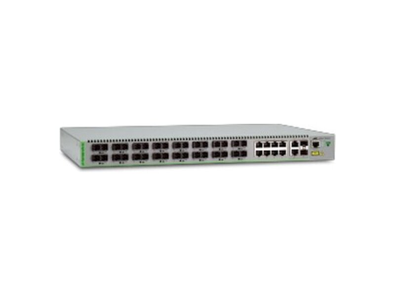 AT-FS980M/28-50  Allied Telesis 24x10/ 100T ports and 4 x 100/ 1000X SFP (2 for Stacking), Fixed AC power supply, EU Power Cord