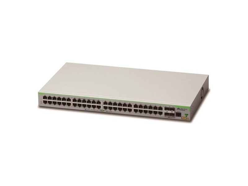 AT-FS980M/52-50  Allied Telesis 48x10/ 100T ports and 4 x 100/ 1000X SFP (2 for Stacking), Fixed AC power supply, EU Power Cord