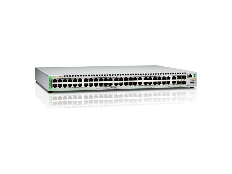 AT-GS948MPX-50  Allied Telesis 48x10/ 100/ 1000T POE ports Gigabit Ethernet Managed switch with 2 SFP/ Copper combo ports, 2 SFP/ SFP+ uplink slots, single fixed AC power supply