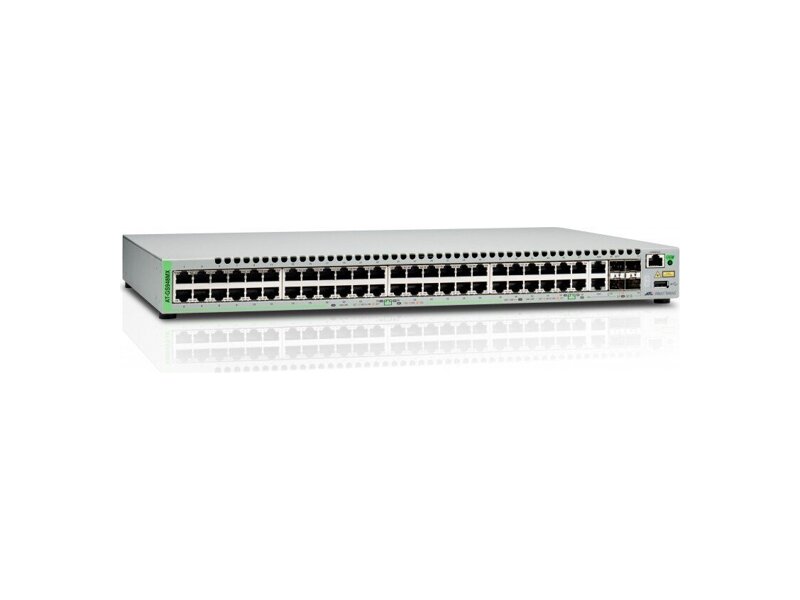 AT-GS948MX-50  Allied Telesis 48x10/ 100/ 1000T POE ports Gigabit Ethernet Managed switch with 2 SFP/ Copper combo ports, 2 SFP/ SFP+ uplink slots, single fixed AC power supply