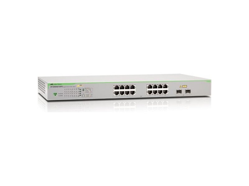 AT-GS950/16PS-50  Allied Telesis 16xGigabit Smart Access PoE+ switch