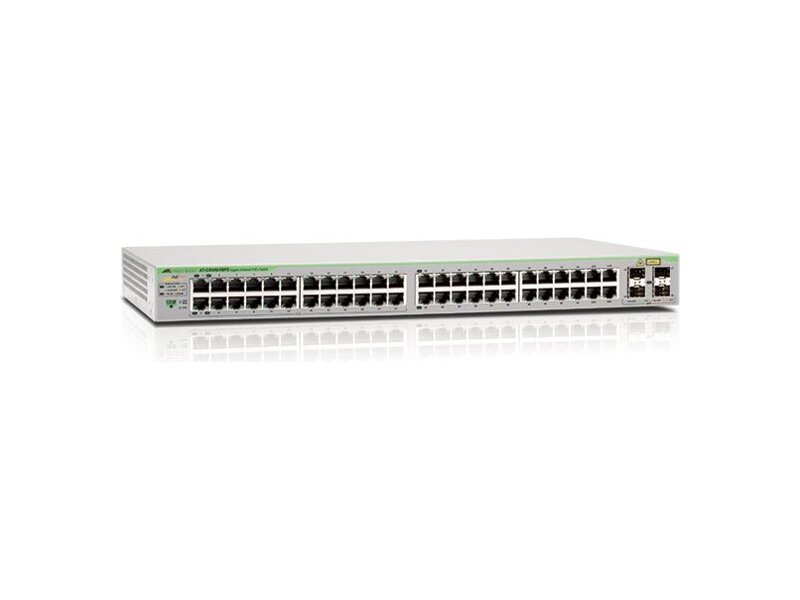 AT-GS950/48PS-50  Allied Telesis 48xGigabit Smart Access PoE+ switch