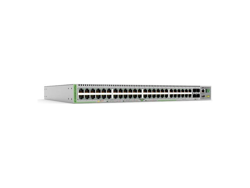 AT-GS980MX/52PSm-50  Allied Telesis L3 Stackable Switch, 40x 10/ 100/ 1000-T PoE+, 8x 100M/ 1G/ 2.5G/ 5G-T PoE+, 4x SFP+ Ports and a single fixed PSU, EU Power Cord