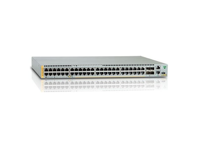 AT-x930-52GTX  Allied Telesis 48x10/ 100/ 1000BASE-TX ports, 2 x SFP+ ports, 2 x SFP+/ Stack ports, 1 x Expansion module and dual hotswap PSU bays