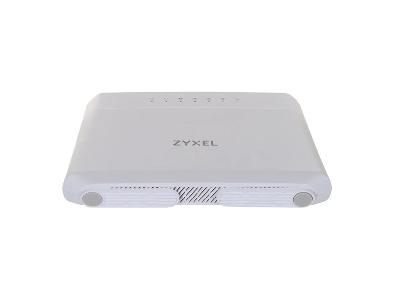EX3301-T0-EU01V1F  Маршрутизатор гигабитный Wi-Fi Zyxel EX3301-T0, AX1800, Wi-Fi 6, MU-MIMO, EasyMesh, 802.11a/ b/ g/ n/ ac/ ax (600+1200 Мбит/ с), 1xWAN GE, 4xLAN GE, 2xFXS, 1xUSB2.0 (нет поддержки PPTP/ L2TP)