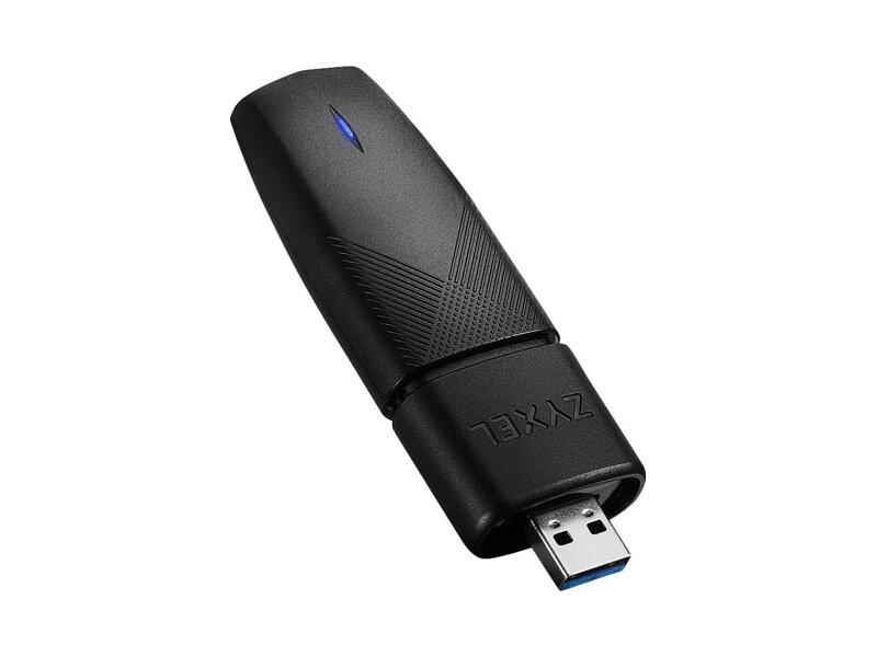 NWD7605-EU0101F  Двухдиапазонный Wi-Fi USB-адаптер Zyxel NWD7605 802.11a/ b/ g/ n/ ac/ ax (600+1200 Mbps), USB3.0