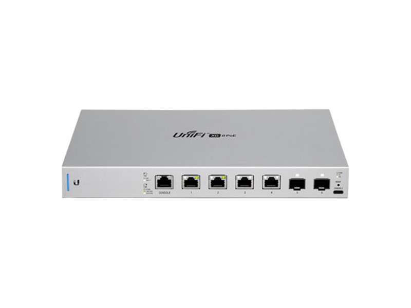 US-XG-6POE-EU  Коммутатор Ubiquity UniFi Switch XG 6POE, Layer 3, PoE switch with (4) 10GbE, 802.3bt PoE++ RJ45 ports and (2) 10G SFP+ ports