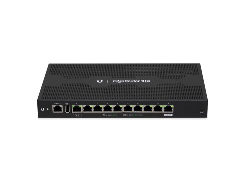 ER-10X  Маршрутизатор Ubiquiti EdgeRouter 10X, 10-port, 1000M, ER-10X