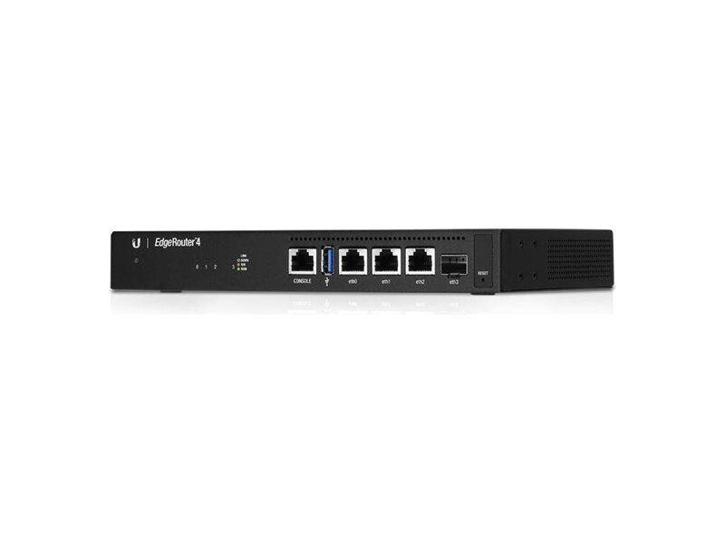 ER-4  Маршрутизатор Ubiquiti EdgeRouter 4, 4-port, 10/ 100/ 1000BASE-TX черный, ER-4