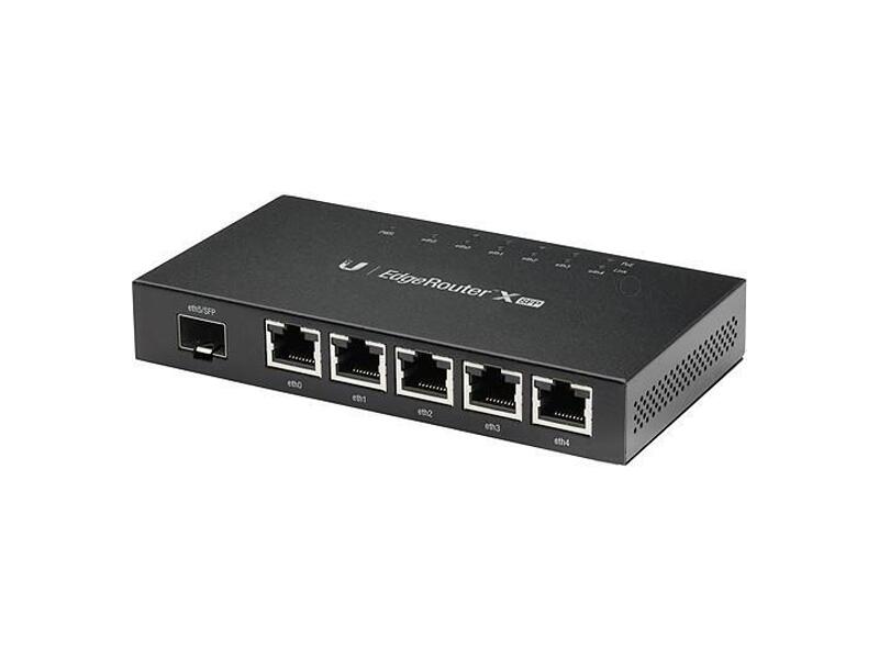 ER-X-SFP  Маршрутизатор Ubiquiti 5-port 1000M, 1SFP, ER-X-SFP