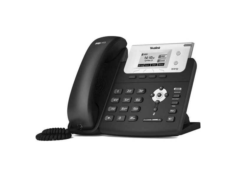SIP-T21E2  Телефон SIP Yealink SIP-T21 E2 черный
