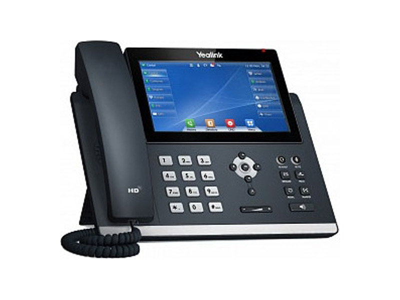 SIP-T48U  Телефон SIP Yealink SIP-T48U цветной сенсорный экран, 16 аккаунтов, BLF, PoE, GigE, без БП