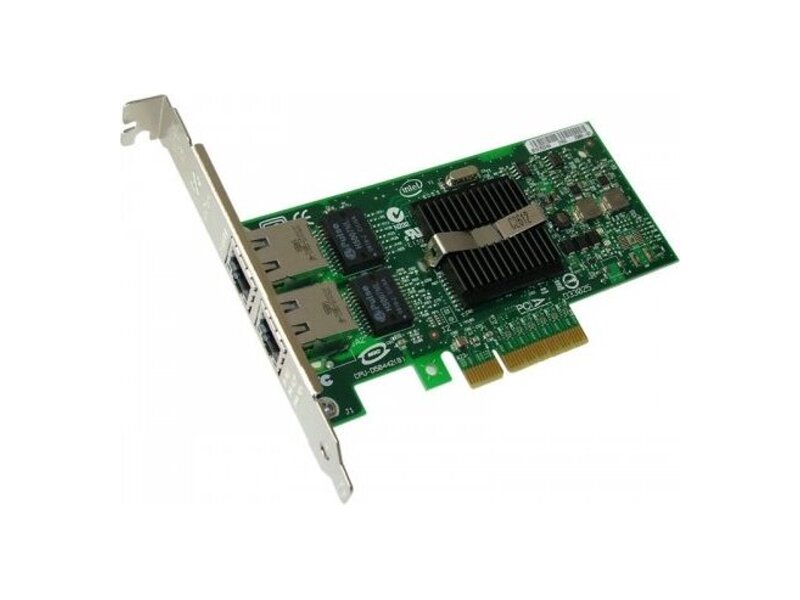EXPI9402PTBLK  Адаптер Intel Ethernet PRO/ 1000 PT Dual Port Server (PCIE, Dual Port, 10/ 100/ 1000Base-T, Ethernet)