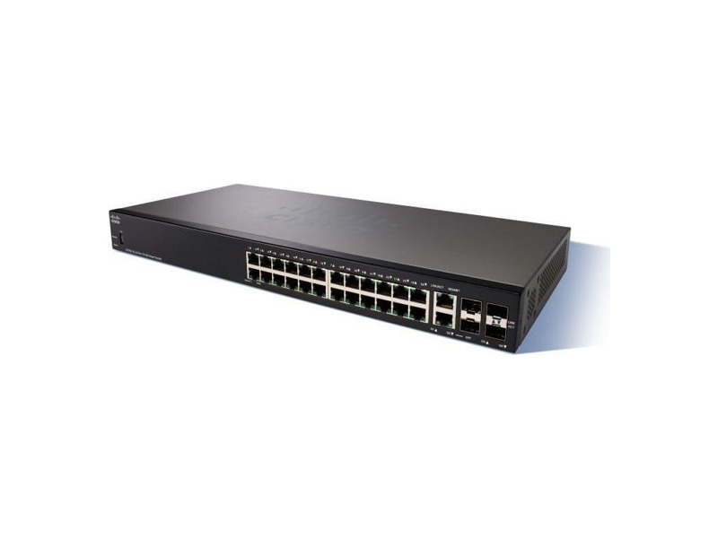 SF250-24-K9-EU  Коммутатор 24-портовый Cisco SF250-24 24-Port 10/ 100 Smart Switch