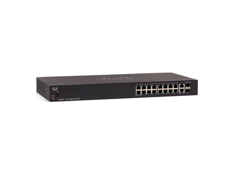 SG250-18-K9-EU  Коммутатор 18-портовый Cisco SG250-18 18-Port Gigabit Smart Switch