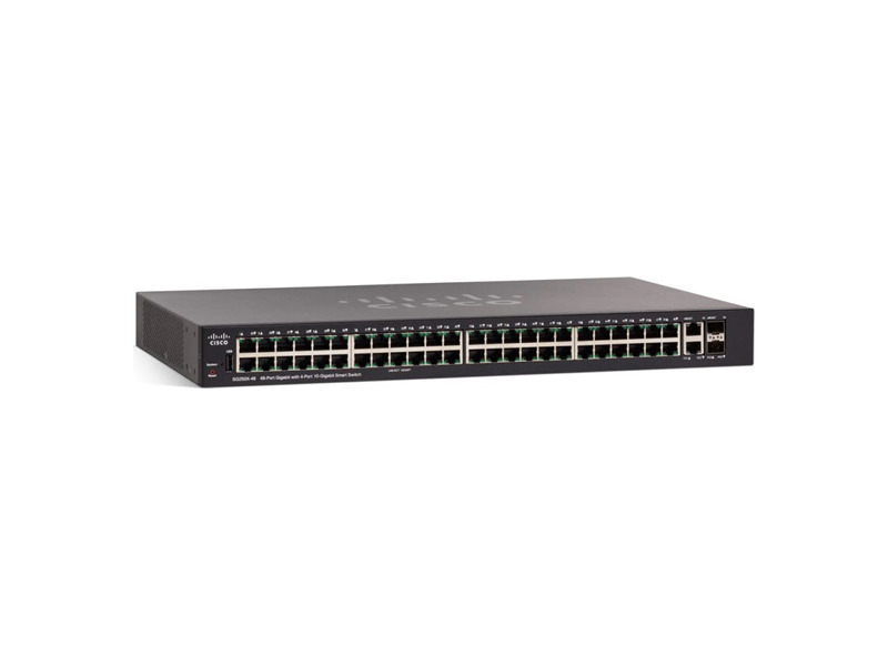 SG250X-48-K9-EU  Коммутатор 48-портовый Cisco SG500X-48-K9-EU 48-Port Gigabit Smart Switch with 10G Uplinks