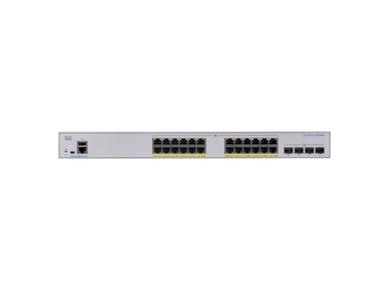 CBS350-24FP-4G-EU  Коммутатор 24-портовый Cisco CBS350 Managed 24-port GE, Full PoE, 4x1G SFP