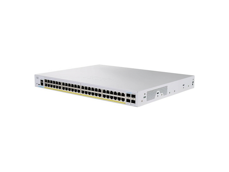 CBS350-48P-4G-CN  Коммутатор Cisco CBS350 48x10/ 100/ 1000 PoE+ ports 370W power budget, 4x 1Gb SFP uplink, 1xFan, Mounting Kit, CBS350-48P-4G