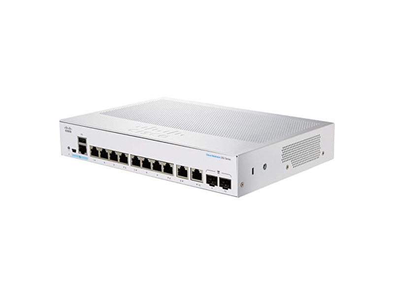 CBS350-8P-2G-EU  Коммутатор 8-портовый Cisco CBS350 Managed 8-port GE, PoE, 2x1G Combo