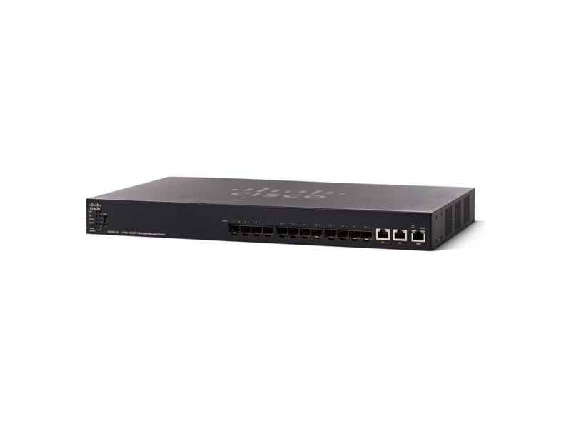 SX550X-12F-K9-EU  Коммутатор 12-портовый Cisco SX550X-12F 12-Port 10G SFP+ Stackable Managed Switch