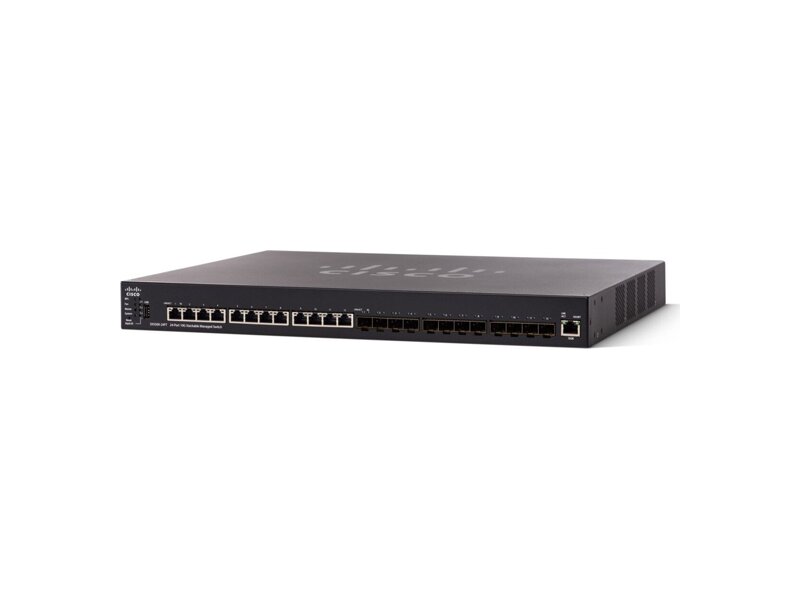 SX550X-24FT-K9-EU  Коммутатор 24-портовый Cisco SX550X-24FT 24-Port 10G Stackable Managed Switch