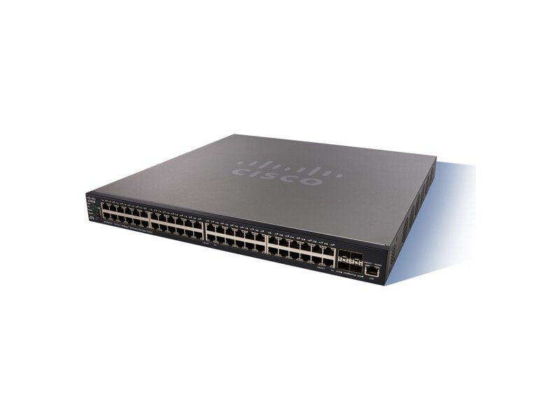 SX550X-52-K9-EU  Коммутатор 52-портовый Cisco SX550X-52 52-Port 10GBase-T Stackable Managed Switch