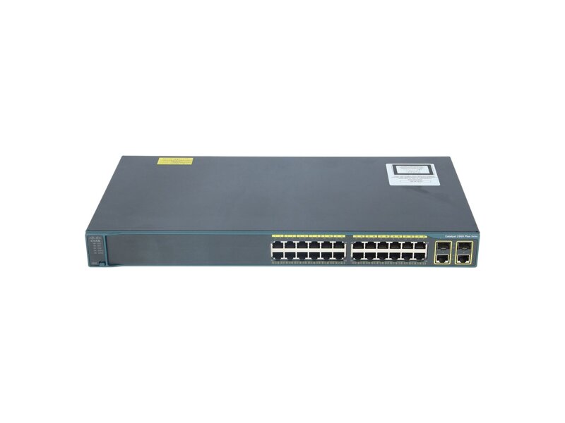 WS-C2960+24TC-S  Catalyst 2960 Plus 24 10/ 100 + 2 T/ SFP LAN Lite