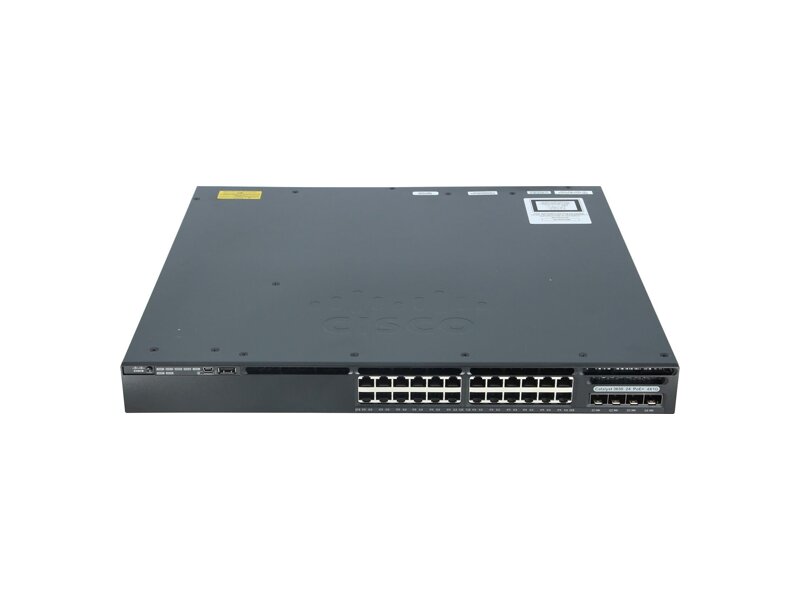WS-C3650-24PS-S  Cisco Catalyst 3650 24 Port PoE 4x1G Uplink IP Base