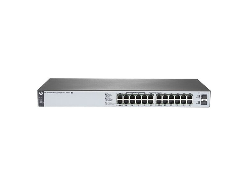J9983A#ABB  Коммутатор HPE OfficeConnect 1820 24G PoE+ (185W) Switch (12x 10/ 100/ 1000 + 12x 10/ 100/ 1000 PoE+ + 2x SFP, WEB-managed)