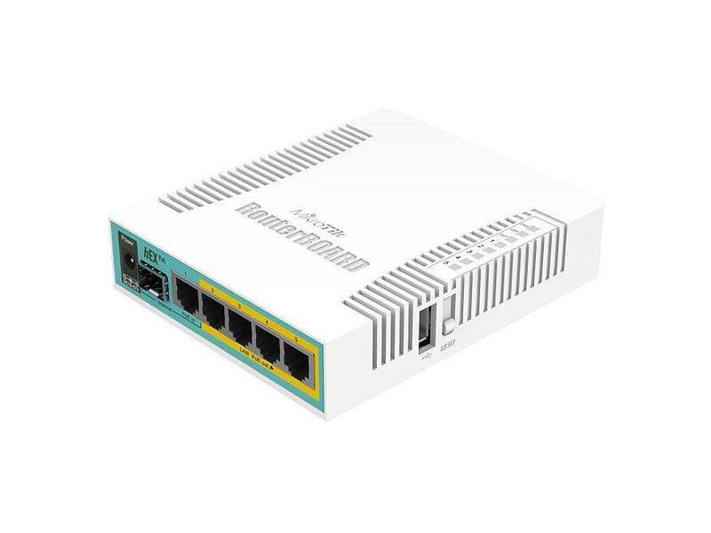 RB960PGS  Маршрутизатор MikroTik 10/ 100/ 1000M 5PORT HEX POE RB960PGS