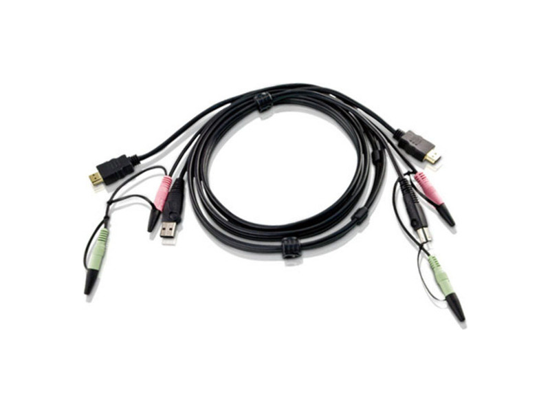 2L-7D02UH  ATEN CABLE Custom USB 2.0 HDMI KVM L:1.8m*2L-7D02UH