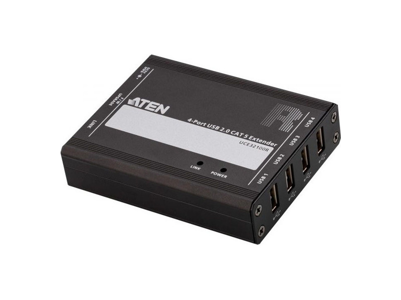 UCE32100-AT-G  Удлинитель ATEN 4-Port USB 2.0 CAT 5 Extender (up to100m)