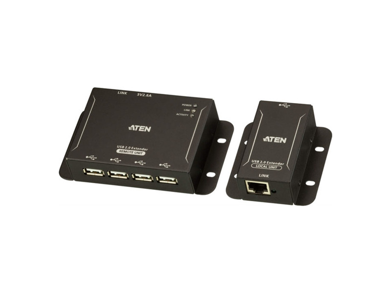 UCE3250-AT-G  Удлинитель ATEN 4-Port USB 2.0 CAT 5 Extender (up to 50m) 4