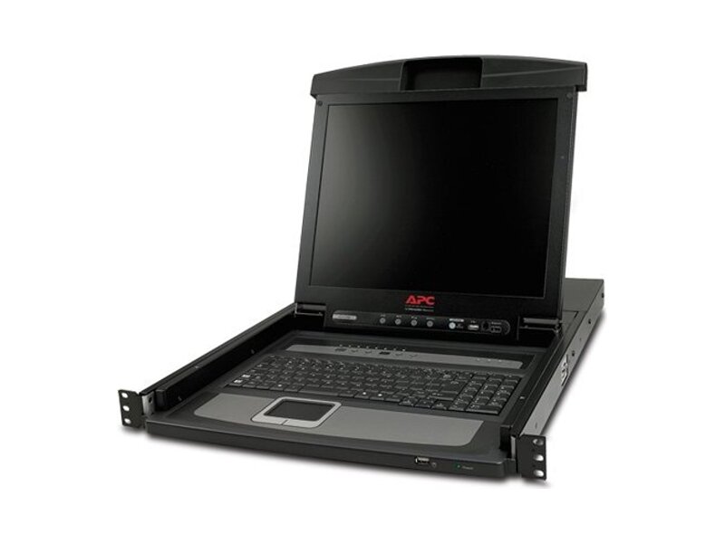 AP5808  APC 17'' Rack LCD Console with Integrated 8 Port Analog KVM Switch