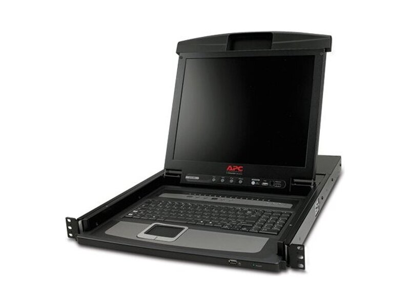 AP5816  APC 17'' Rack LCD Console with Integrated 16 Port Analog KVM Switch