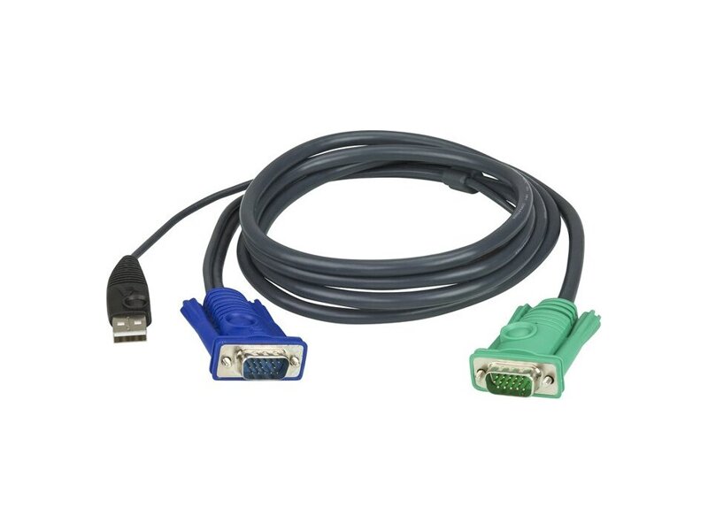 2L-5201U  ATEN CABLE HD15M/ USB A(M)--SPHD15M; 1.2M