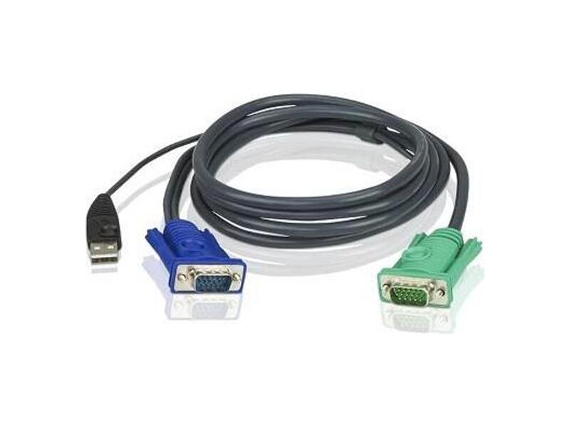 2L-5203U  ATEN CABLE HD15M/ USB A(M)--SPHD15M; 3M